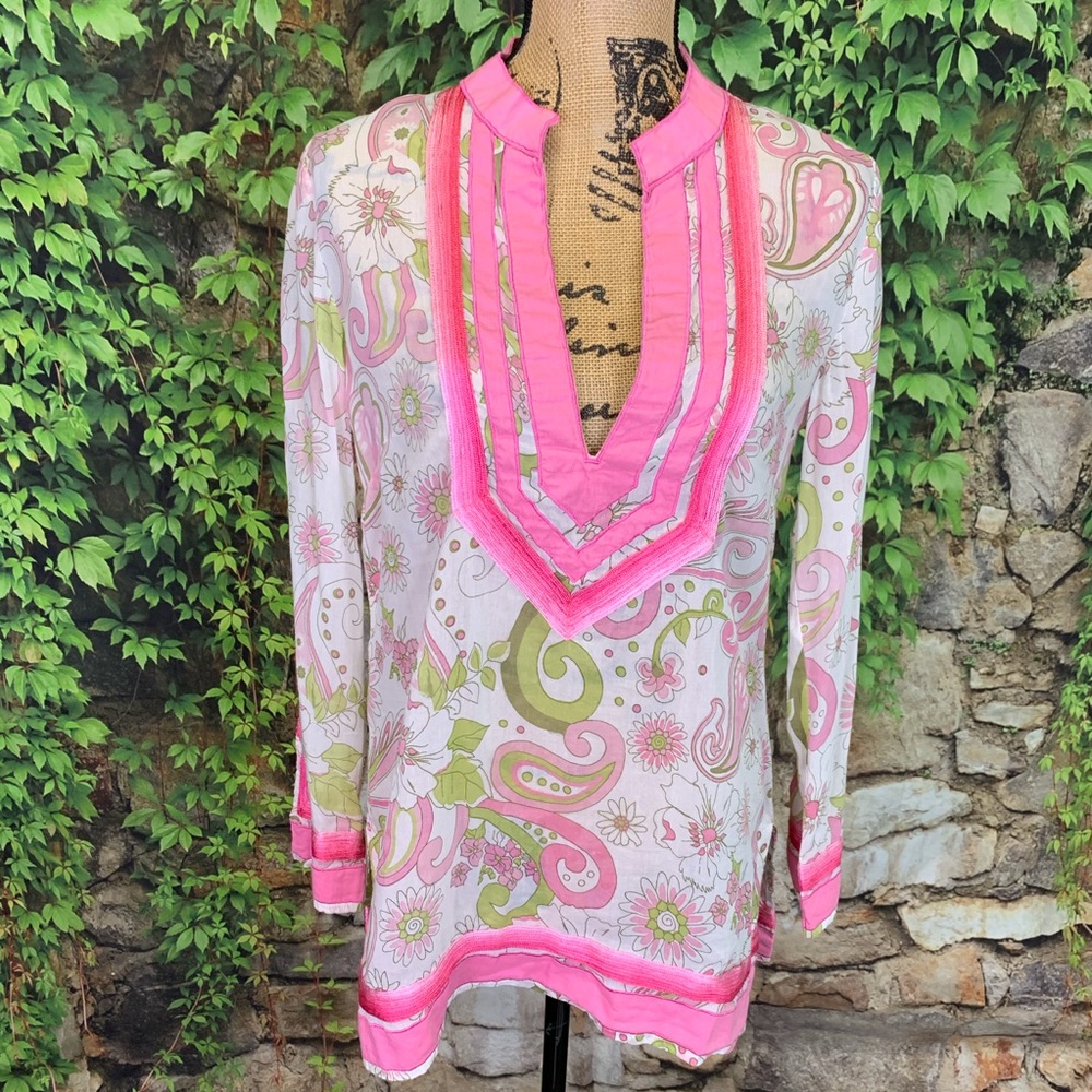 SHARON GILL NYC Lightweight Tunic, M